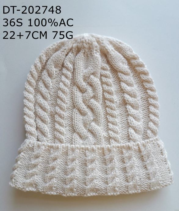 Dot Yarn Knitted Hat